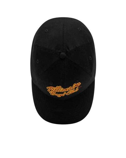 BBCICECREAM Black Script Logo Embroidered Cap for men