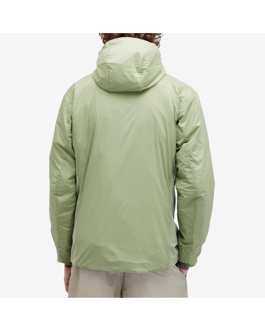 Arc'teryx Green Atom Hooded Jacket for men
