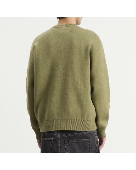 Heresy Green Malva Knit Jumper for men
