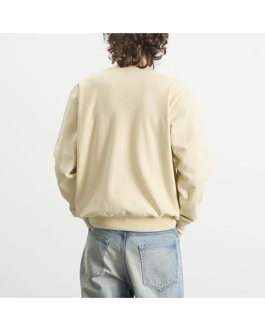 Auralee Natural High Gauge Sweatshirt for men