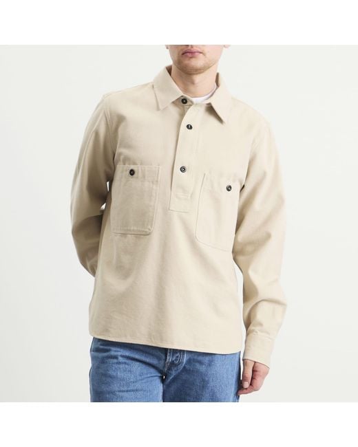 MHL by Margaret Howell Natural Overhead Shirt for men