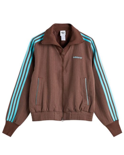 Adidas Brown Tailored Track Top