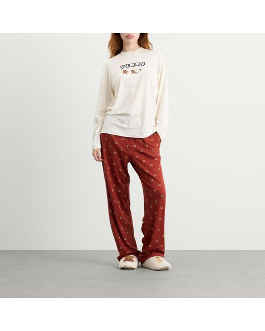 Skims Red X Cpfm Boyfriend Long Sleeve & Pant Set