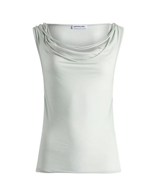 Peachy Den Gray Blanche Top