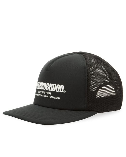 Neighborhood Black Mesh Cap-1 for men