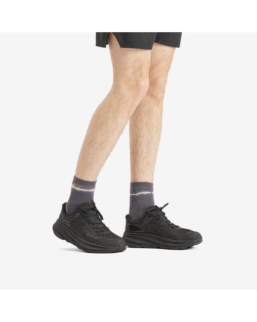 Hoka One One Black U Clifton One9 Sneaker