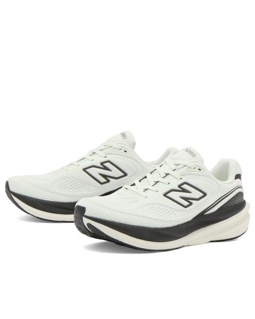 New Balance White 1080 Sneaker
