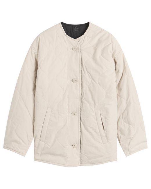 Isabel Marant Natural Étoile Nesmae Quilted Jacket