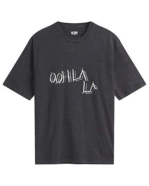 ACMH by Magic Castles Black Oog Lala Ss T-Shirt for men