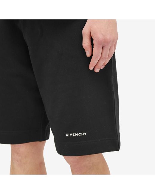 Givenchy Black Boxy Fit Bermuda Shorts for men