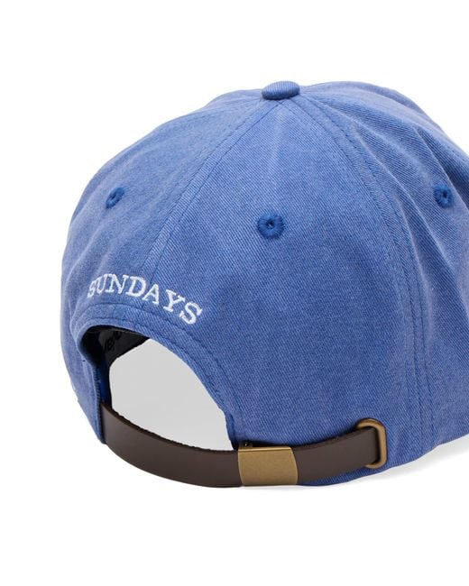 Sundays Blue Washed S Cap for men