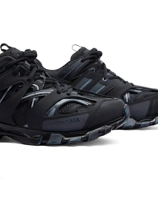 Balenciaga Black Track Oversized Runner Sneakers for men
