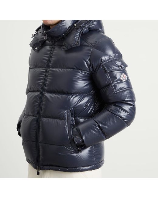 Moncler Blue Maya Down Jacket for men