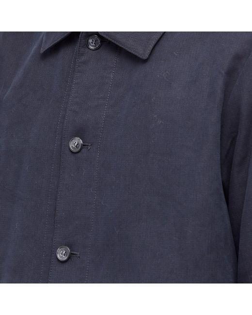 A.P.C. Blue Kerlouan Twill Chore Jacket for men