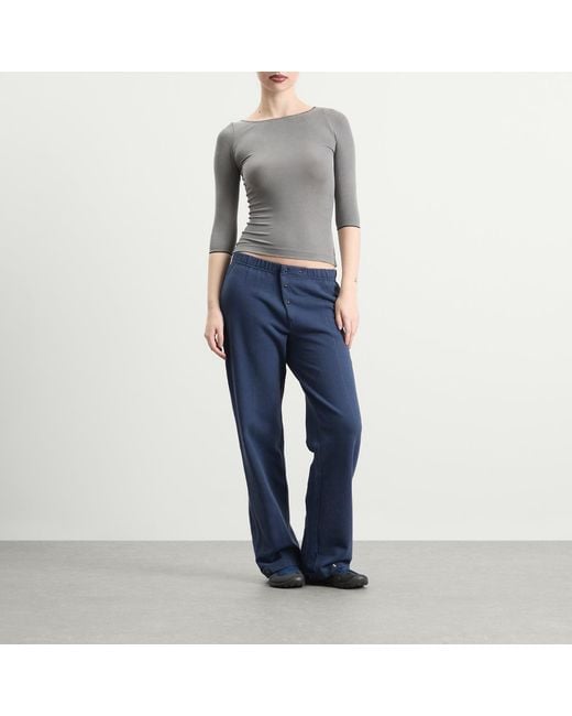Fruity Booty Gray Second Skins 3/4 Length Top