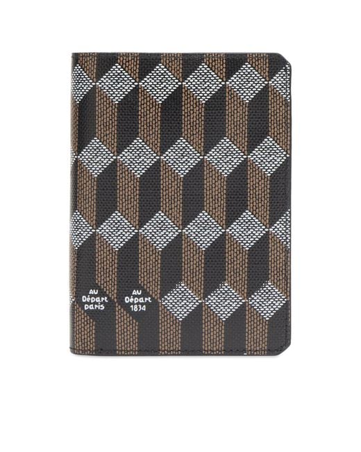 AU DEPART Gray Passport Case