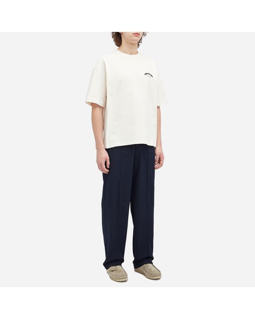 About Blank Blue Pleated Trousers V2 for men