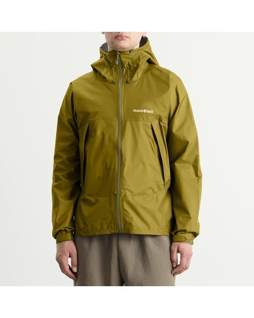 Montbell Green Rain Hiker Jacket for men