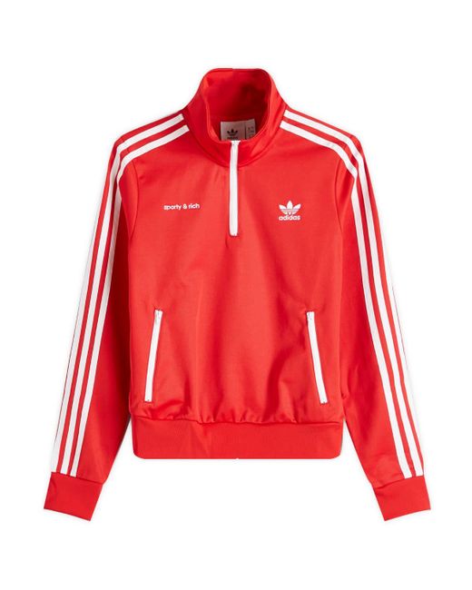 Adidas Red X Sporty & Rich Track Top