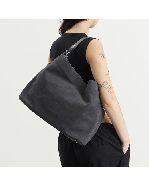 Justine Clenquet Gray Marla Hobo Suede Bag