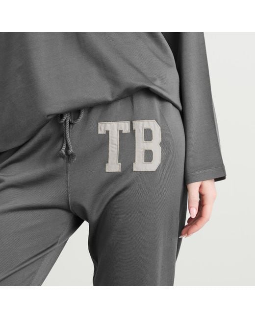 Beams Boy Gray Logo Easy Pants