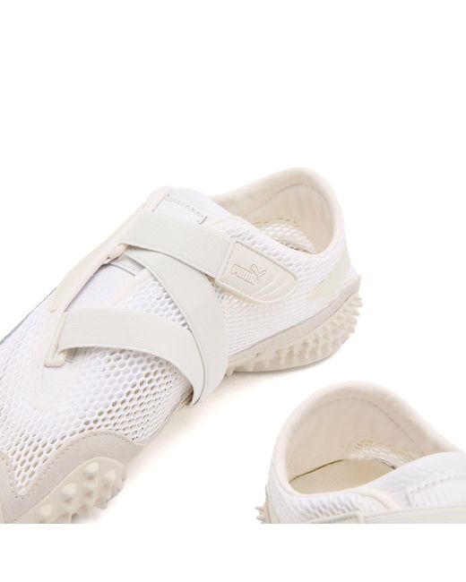 PUMA White Mostro Mesh
