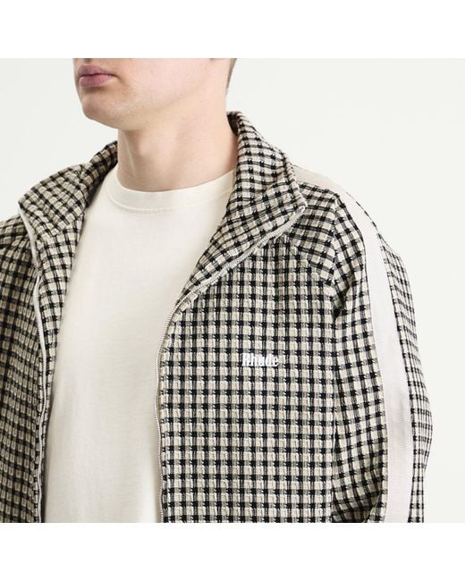 Rhude Black Gingham Hamptons Track Jacket for men
