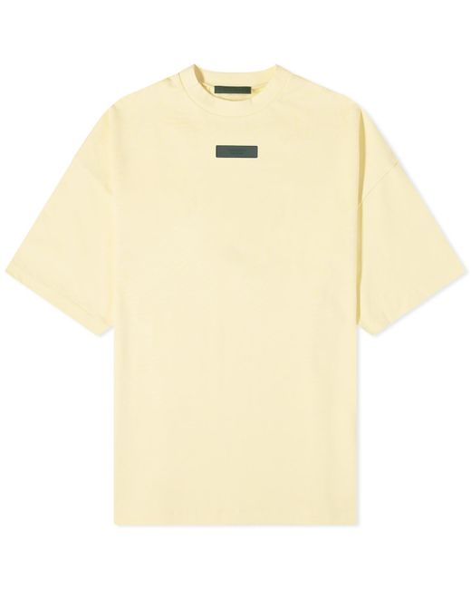 Fear Of God Yellow Spring Tab Crew Neck T-Shirt for men