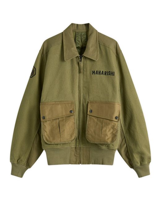 Maharishi Green Crow & Heron M42 Flight Jacket for men