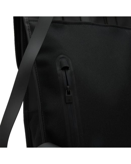 Rains Black Backpack for men