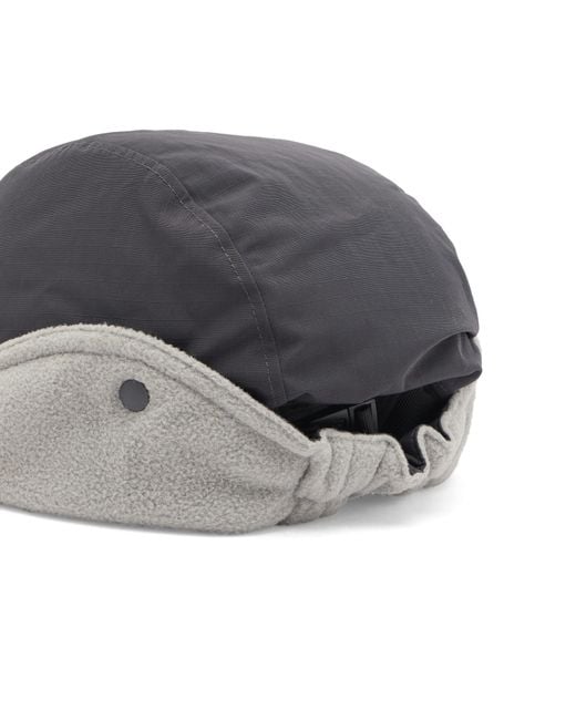 Patagonia Black Isthmus Earflap Cap for men