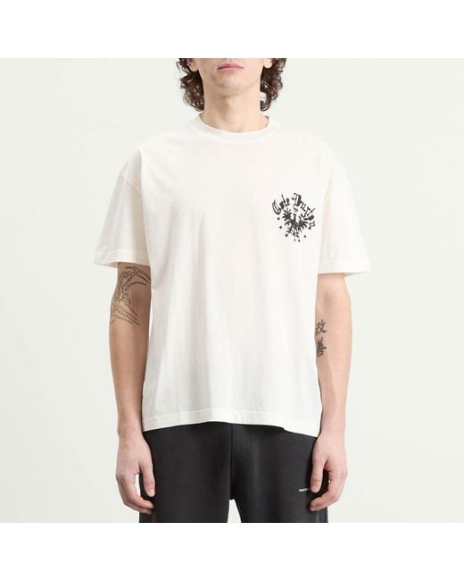 Cole Buxton White Vulture Emblem T-Shirt for men