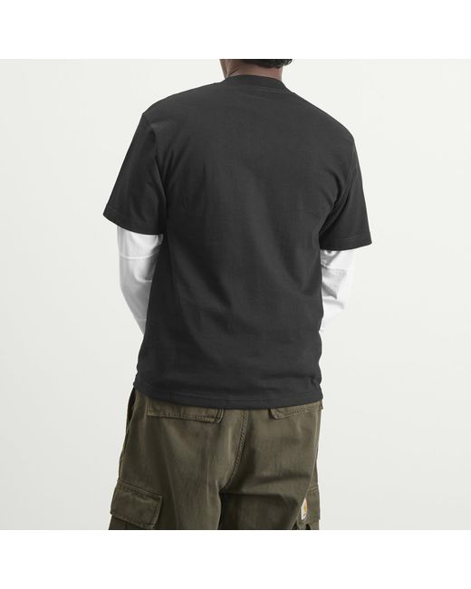 Pleasures Black X Boiler Room Headphone T-Shirt for men