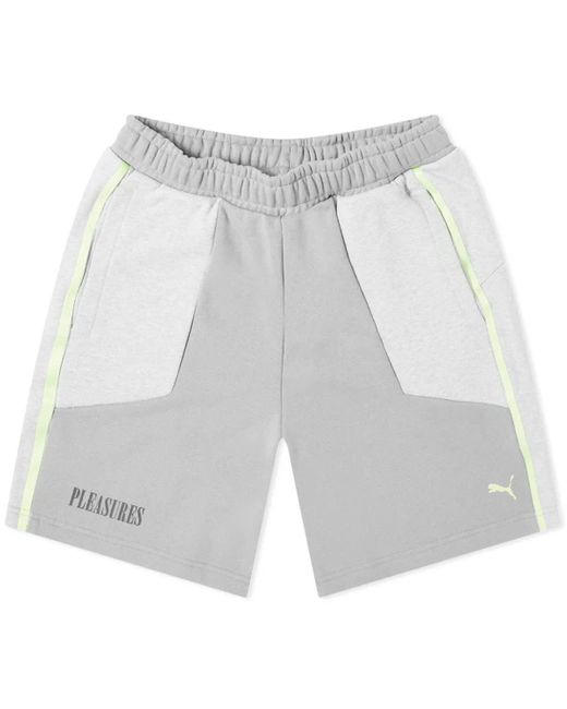 PUMA Gray X Pleasures Shorts for men