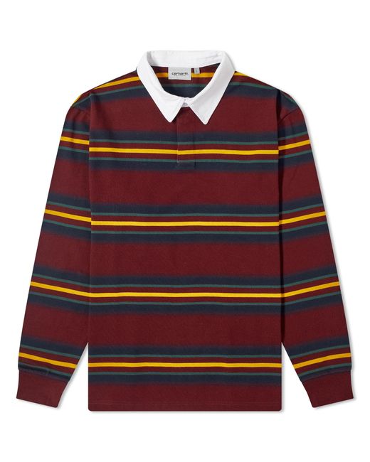 Carhartt Red Oregon Rugby Shirt for men