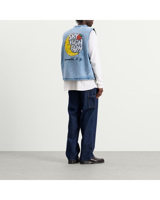 Levi's Blue X Sky High Farm Universe Vest for men