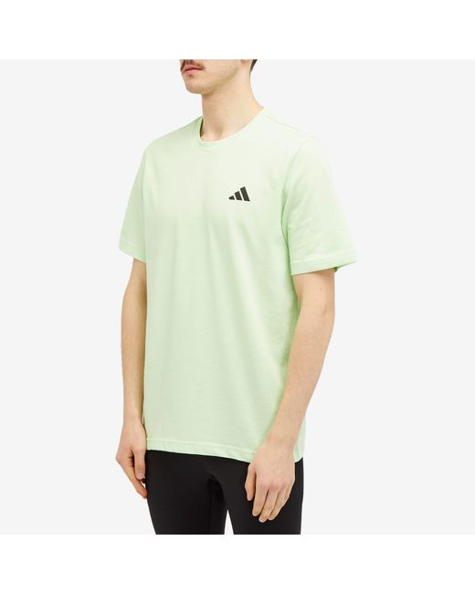 Adidas Originals Green Adidas Ultimate Essentials T-Shirt for men