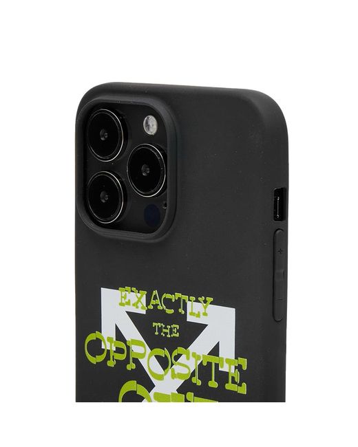 Off-White c/o Virgil Abloh Black Off- The Opposite Arrow Iphone 14 Pro Max Case for men