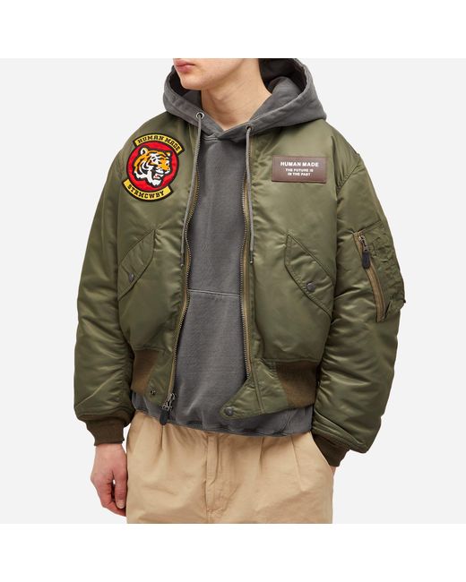 HUMAN MADE®︎ FLIGHT JACKET 青 19 A/W HUMAN MADE®︎ FLIGHT JACKET 青 19 A/W