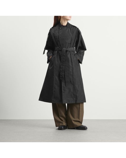 Toga Black Toga Taffeta Coat