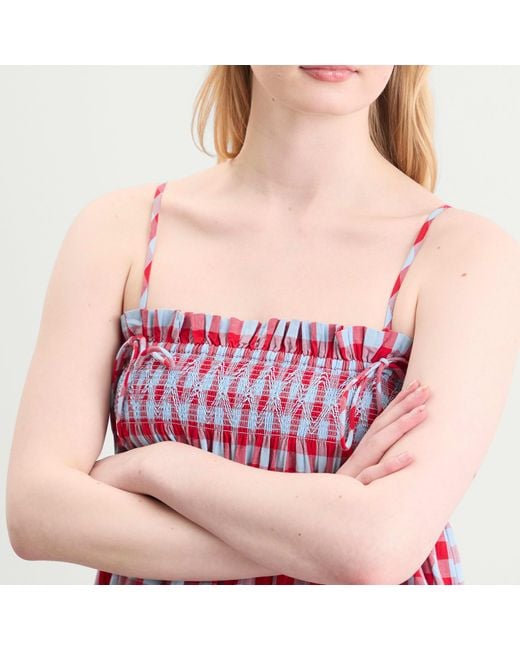 Damson Madder Red Lilo Mini Dress