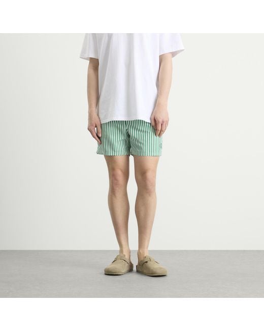 Calvin Klein Green Drawstring Swim Shorts for men