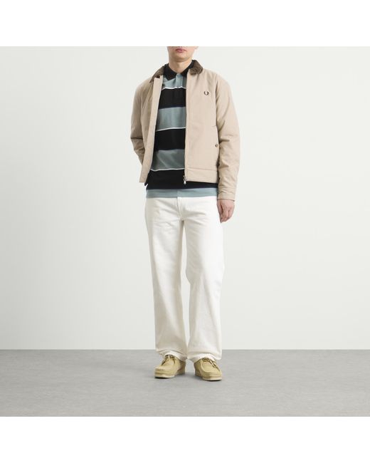 Fred Perry Natural Cotton Caban Jacket for men