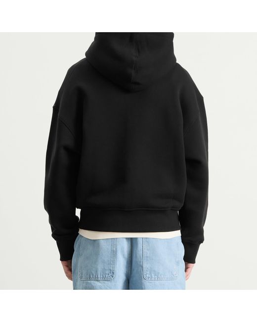 About Blank Black Dual Logo Zip Hoodie for men