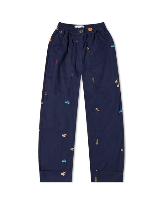L.F.Markey Blue Beckett Trouser