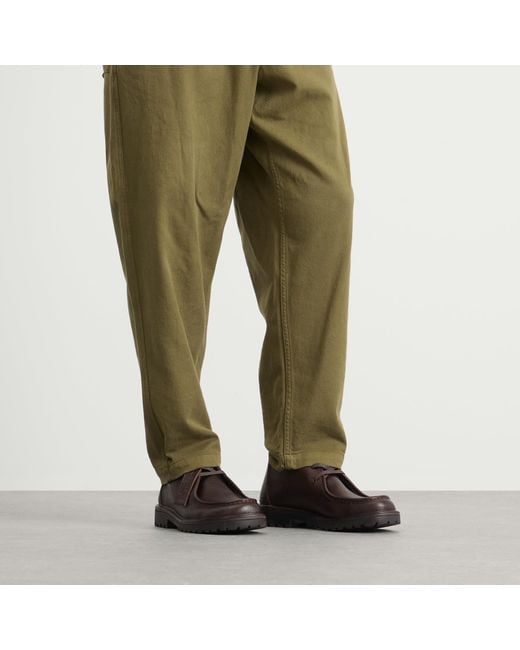 Astorflex Brown Beenflex Grain Leather Shoes for men