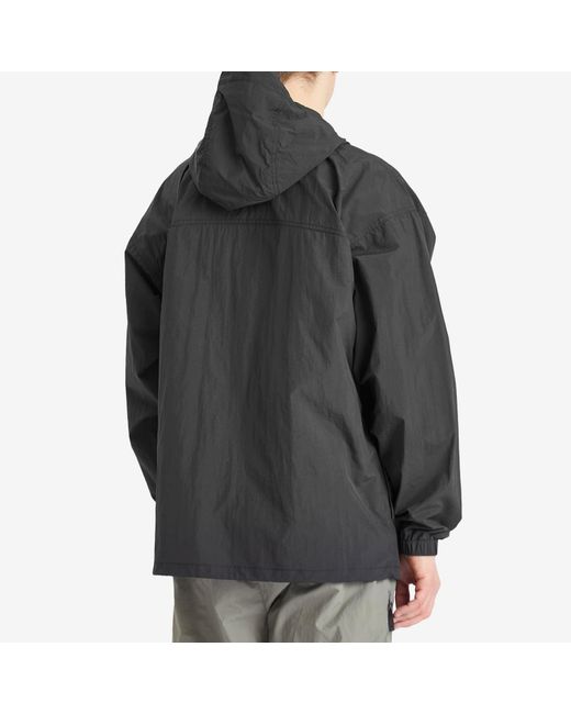 Snow Peak Black Nylon Tussah Jacket for men