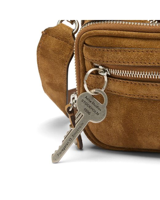 Acne Brown Camero Party Suede Bag