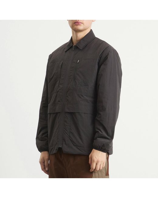 KA_YO_Prototype Black Insulated Overshirt for men