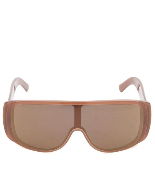 Retrosuperfuture Brown X Mm6 Mask Sunglasses